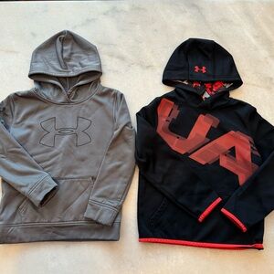 Bundle of 2 Under ARMOUR Hoodies, Youth Small